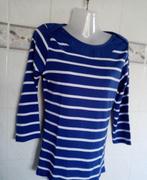 Tex : nieuw longsleeve t-shirt lange mouwen blauw wit , M, Kleding | Dames, Maat 38/40 (M), Blauw, Nieuw, Ophalen of Verzenden