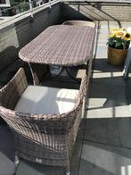 Tuinset, Gebruikt, Eettafel, Rotan, Tuinset