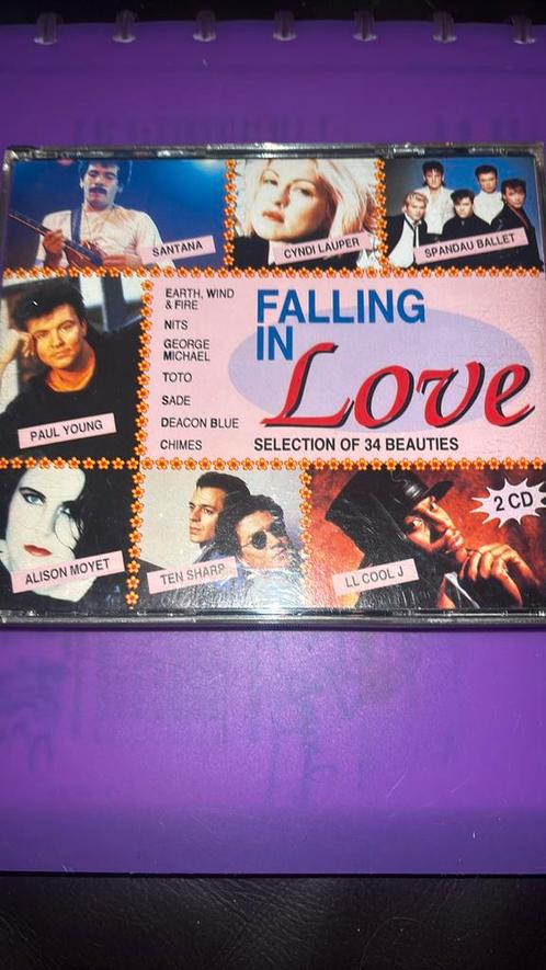 PERFECTE STAAT DUBBELE CD FALLING IN LOVE/ OF 34 BEAUTIES, Cd's en Dvd's, Cd's | Verzamelalbums, Zo goed als nieuw, Ophalen of Verzenden