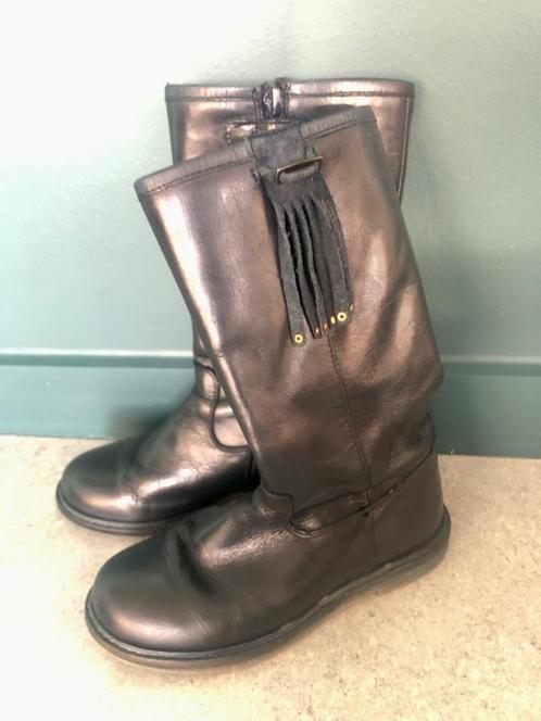 Laarsjes leer maat 28, Kinderen en Baby's, Kinderkleding | Schoenen en Sokken, Gebruikt, Laarzen, Meisje, Ophalen