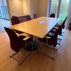 table de réunion Kinnarps avec 8 chaises, Enlèvement, Comme neuf