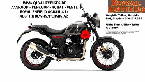 ROYAL ENFIELD SCRAM 411 A2 ABS, Motoren, Motoren | Royal Enfield, Bedrijf, 1 cilinder