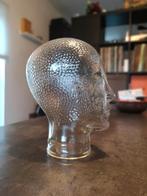 Vintage glazen hoofd, Antiek en Kunst, Ophalen