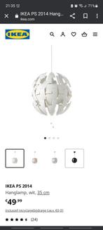 Hanglamp Ikea Wit - Groot model diam +/- 52cm, Huis en Inrichting, Lampen | Kroonluchters, Zo goed als nieuw, Ophalen, IKEA