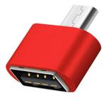 OTG On The Go Micro USB Converter Adapter voor Android Rood, Telecommunicatie, Ophalen of Verzenden, Nieuw