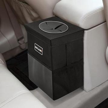 Auto afvalemmer met deksel | Inklapbaar en compact 🚗✨ beschikbaar voor biedingen