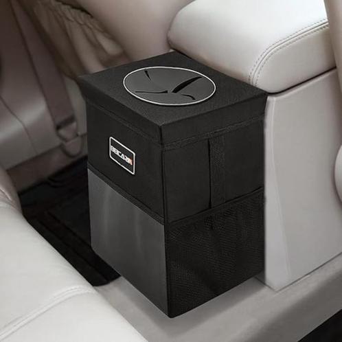 Auto afvalemmer met deksel | Inklapbaar en compact 🚗✨, Auto diversen, Auto-accessoires, Nieuw, Verzenden