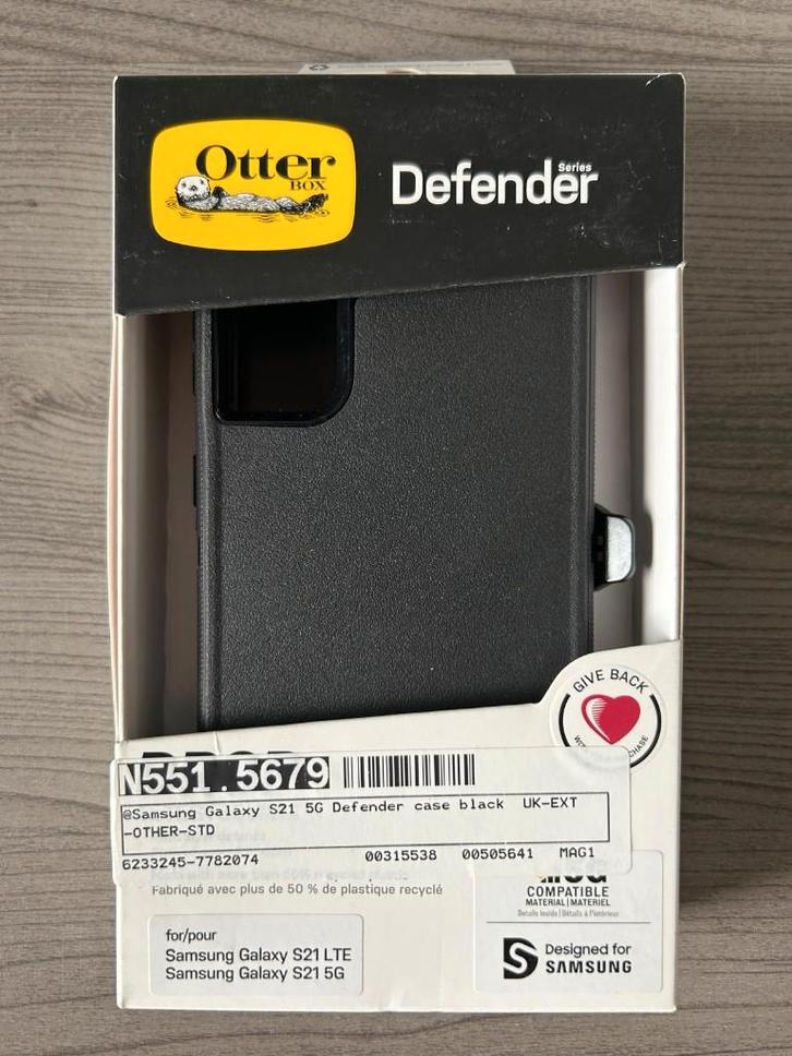 Otterbox Defender Series zwart hoesje Samsung Galaxy S21, Telecommunicatie, Mobiele telefoons | Hoesjes en Screenprotectors | Samsung