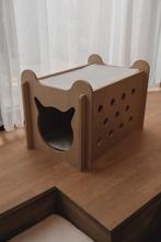 Houten kattenhuis, Dieren en Toebehoren, Kattenmanden, Ophalen