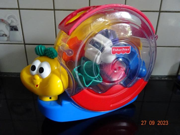 fisher price, muzikale wiebelslak- vormendoos*PRIMA STAAT*, Kinderen en Baby's, Speelgoed | Fisher-Price, Met geluid, Ophalen of Verzenden