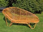 Méridienne en rotin Vintage, Jardin & Terrasse, Bancs de jardin, Enlèvement, Comme neuf, Rotin