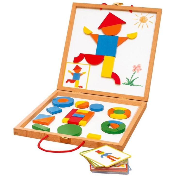 mallette magnétique Geoform DJECO - valeur à neuf 30 euros, Kinderen en Baby's, Speelgoed | Educatief en Creatief, Gebruikt, Ophalen