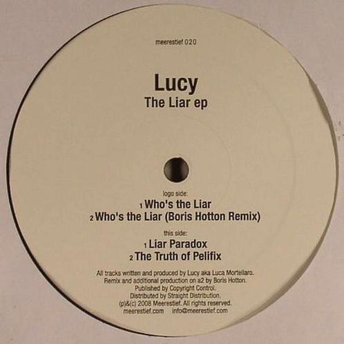 Lucy (12) – Le menteur EP, CD & DVD, Vinyles | Dance & House, Utilisé, Enlèvement ou Envoi