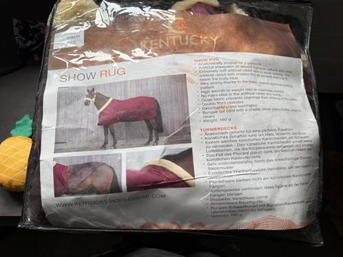 Kentucky showdeken 125/175, Dieren en Toebehoren, Paarden en Pony's | Dekens en Dekjes, Zo goed als nieuw, Deken, Ophalen of Verzenden