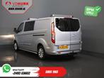 Ford Transit Custom 2.0 TDCI 130 pk L2 Limited DC Dubbel Cab, Auto's, Automaat, 186 g/km, Parkeersensor, Bedrijf