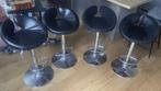 Tabourets de bar, Maison & Meubles, Tabourets de bar, 4 tabourets, Enlèvement, Utilisé, Cuir