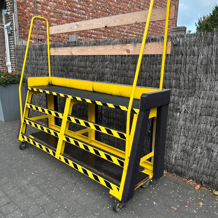 Stelling trap werkplateau, Doe-het-zelf en Bouw, Steigers, Zo goed als nieuw, Ophalen of Verzenden