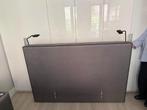 Grijs 2 persoons hoofdbord, Huis en Inrichting, Ophalen, Tweepersoons, Grijs, 190 cm of minder