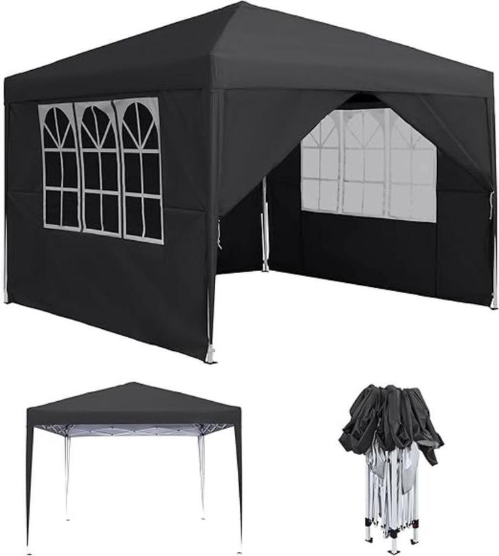 Partytent inklapbaar vouwbaar Paviljoen Pop Up Easy 4 wanden, Jardin & Terrasse, Tonnelles, Neuf, Tente de réception, 2 mètres ou plus