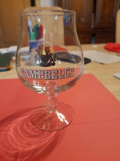 Bierglas van 'Campbell's' Estb 1710, Collections, Verres & Petits Verres, Neuf, Verre à bière, Enlèvement ou Envoi