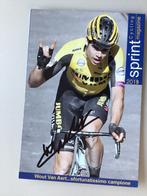Wielerkaart 2019 team jumbo wout van aert signe, Sport en Fitness, Verzenden