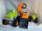 Race wagen - graafmachine, Kinderen en Baby's, Speelgoed |Speelgoedvoertuigen, Ophalen of Verzenden, Gebruikt