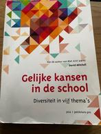Boek gelijke kansen in het onderwijs, Boeken, Studieboeken en Cursussen, Ophalen of Verzenden, Gelezen, Hogeschool, Pelckmans