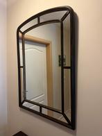 Wand spiegel met houten omkadering, Huis en Inrichting, Woonaccessoires | Spiegels, 75 tot 100 cm, 100 tot 150 cm, Zo goed als nieuw