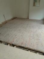 Massief eiken parket 22mm, Gebruikt, 50 tot 150 cm, 10 m² of meer, Hout