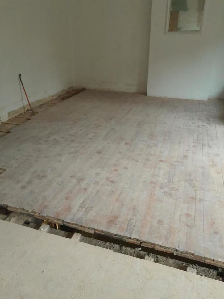 Massief eiken parket 22mm, Doe-het-zelf en Bouw, Vloerdelen en Plavuizen, Gebruikt, Parket, Hout, 50 tot 150 cm, Minder dan 10 cm