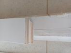 21 Plinten massief Wit gegrond 12x50x2600mm, Doe-het-zelf en Bouw, Ophalen, Zo goed als nieuw, Plinten