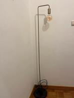 Lampadaire industriel doré/noir (marbre), Enlèvement, Comme neuf