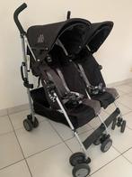 MACLAREN Twin Triomph duo buggy - zwart, Kinderen en Baby's, Ophalen, Gebruikt, Maclaren, Verstelbare rugleuning