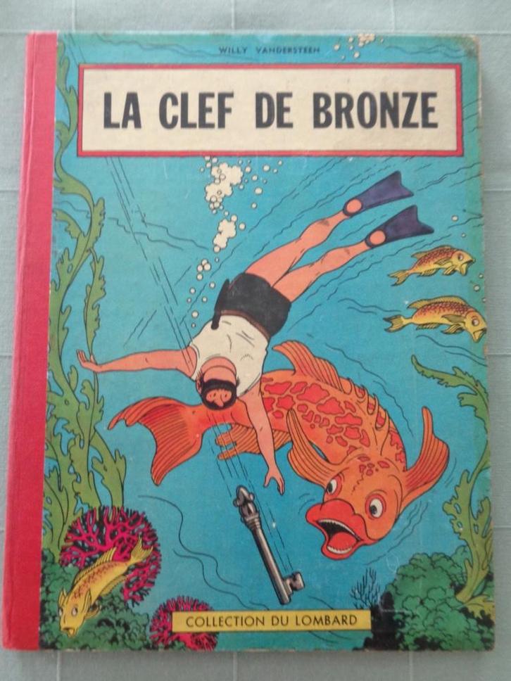 Suske en Wiske - La Clef de Bronze  HC 1e dr. 1957, Boeken, Stripverhalen, Ophalen of Verzenden
