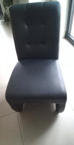 Stoelen, Huis en Inrichting, Ophalen, Gebruikt, Zwart, Leer