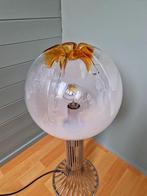 Mazzega vloerlamp in verchroomd metaal en glas, jaren 60-70, Huis en Inrichting, Space Age, Italie, Mazzega, ...