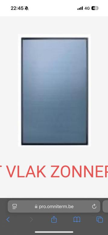 Zonneboiler panneel nieuw beschikbaar voor biedingen