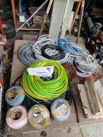 Gros lot de câble H07V-K 0,5 - 1,5 - 2,5 mm + câble terre, Bricolage & Construction, Électricité & Câbles, Enlèvement, Câble ou Fil électrique