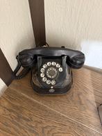 Vintage draaischijf telefoon zwart (retro) – niet getest, Ophalen, Gebruikt, Met draaischijf
