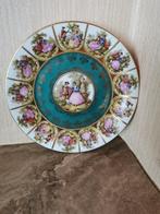 Assiette décorative, porcelaine - D W, Karlsbader 1921, Antiquités & Art, Antiquités | Porcelaine, Enlèvement ou Envoi