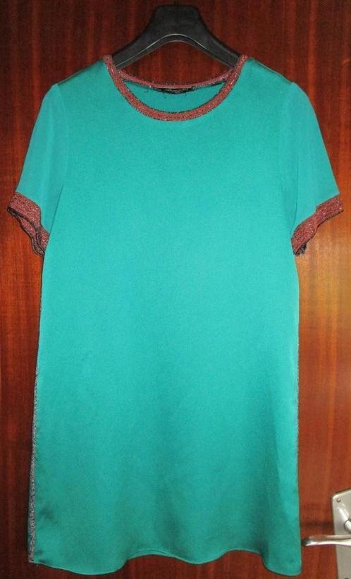 Jurk Scotch & Soda maat 1 (= S/M) - OPRUIM, Kleding | Dames, Jurken, Zo goed als nieuw, Maat 36 (S), Groen, Knielengte, Ophalen of Verzenden