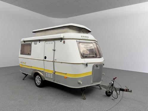 Eriba Touring Triton 418 Cassetteluifel ReDubbele dinette, Caravans en Kamperen, Caravans, Overige, Eriba, 4 tot 5 meter, Reservewiel