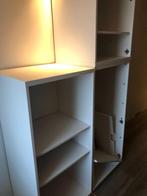 2 witte kleerkast modules voor bv. kinderkamer - spotprijs, Comme neuf, Avec espace de penderie, 25 à 50 cm, Autres essences de bois