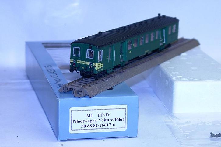 OLAERTS VOITURE PILOTE M1 SNCB NMBS EPOQUE IV., Hobby en Vrije tijd, Modeltreinen | H0, Nieuw, Wagon, Gelijkstroom of Wisselstroom