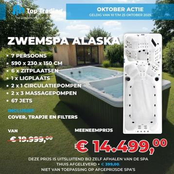 Zwemspa Alaska (Balboa) - 7 pers. Oktober actie!! beschikbaar voor biedingen