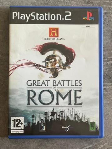 Great Battles Rome (2007, PlayStation 2) FR-PAL