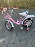 Kinderfietsje roze, Fietsen en Brommers, Fietsen | Kinderfietsjes, Ophalen, Gebruikt, Zijwieltjes