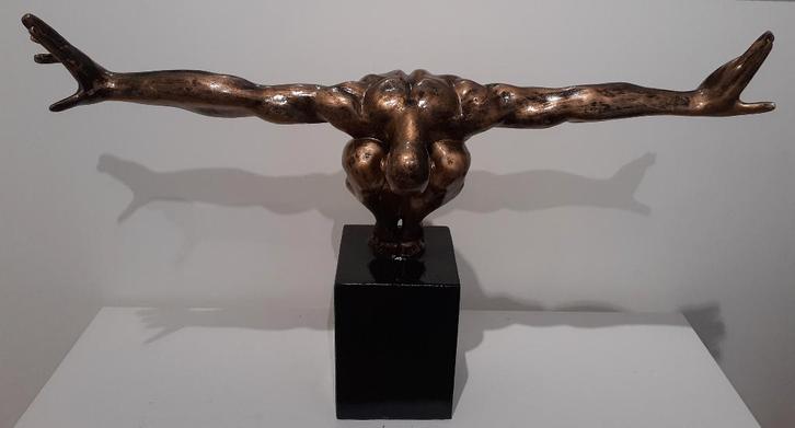 "The swimmer", Antiek en Kunst, Kunst | Beelden en Houtsnijwerken, Ophalen