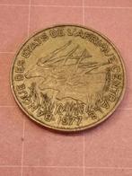 CENTRAAL AFRIKAANSE STATEN 5 Francs 1977, Ophalen of Verzenden, Losse munt, Overige landen