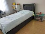 1persoonsbed met matras en verlichting 90x200, 90 cm, Matelas, Enlèvement, 200 cm